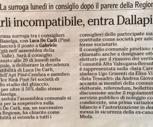 Articolo L’Adige del 20/06/2015