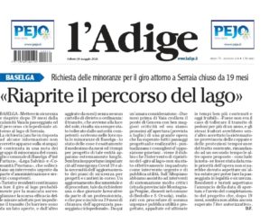 ARTICOLO L’ADIGE 30/05/2020