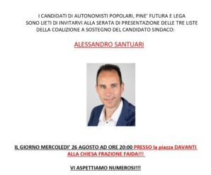 Incontro Faida 26/08/2020 ore 20.00