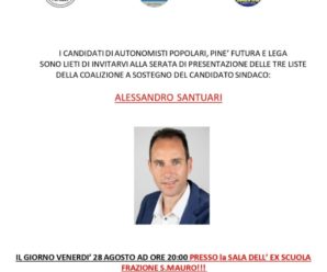 Incontro San Mauro 28/08/2020 ore 20.00