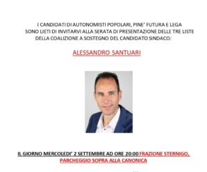 Incontro Sternigo 02/09/2020 ORE 20.00