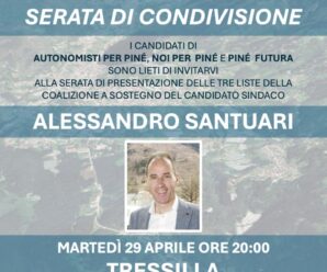 Serata pubblica a TRESSILLA – 29 aprile ore 20:00